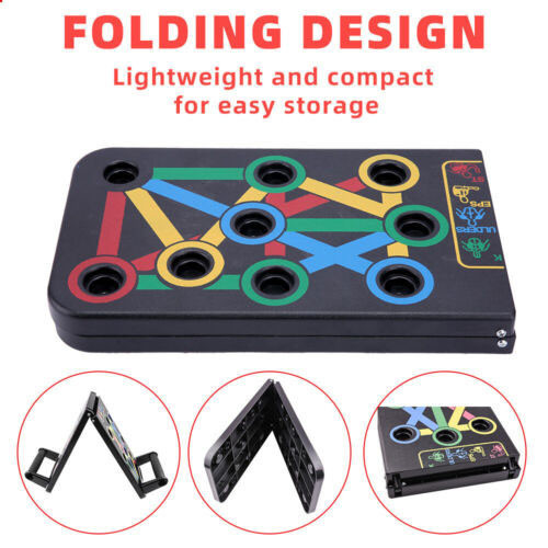 Дошка для тренування м'язів спини Foldable Push Up, Спортивні опори OL-616 для віджимання Київ - фото 9
