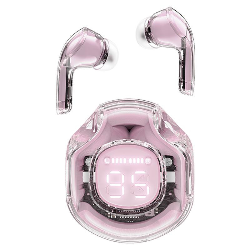 Бездротові навушники ACEFAST T8 Crystal color (2) bluetooth earbuds Lotus Pink Київ - фото 1