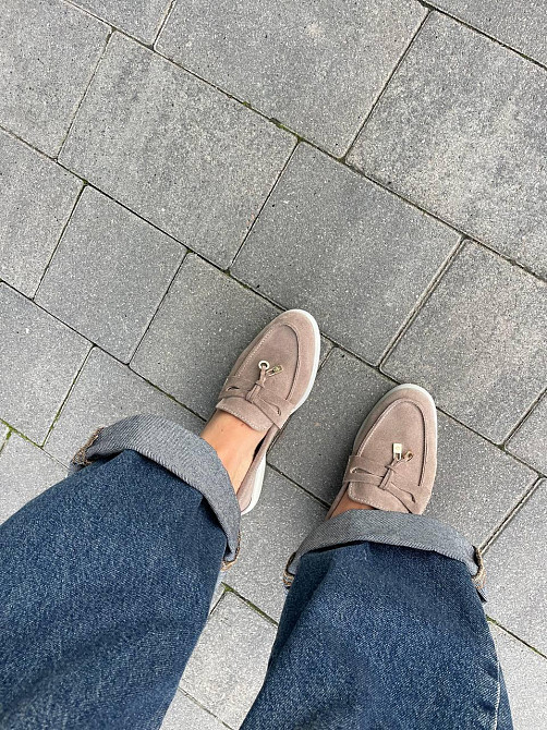 Лоферы женские GREMMY капучино натуральная замша 36-40 (5513) Коломыя - изображение 8