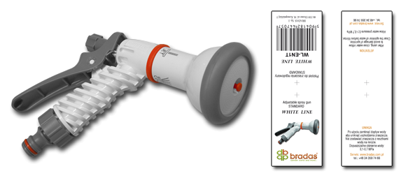 Пістолет поливальний регульований WL-EN1T BRADAS Польща Київ - фото 2