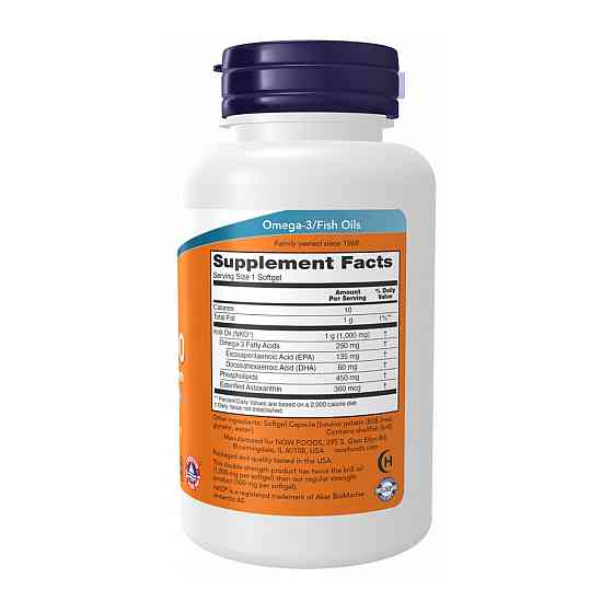 Олія криля Now Foods Krill Oil 1000mg 120 капс Київ
