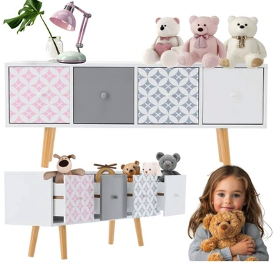 Комод Chomik RETRO з висувними шухлядами білий Київ - фото 1