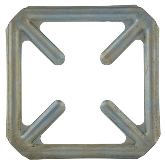 Накладка на газову плиту Хрест оцинкована 105х105мм Харків