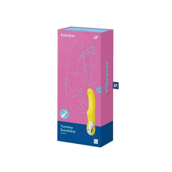 Потужний вібратор Satisfyer Vibes Yummy Sunshine з гнучким стовбуром і стимул. рельєфом, 12 режимів Львов