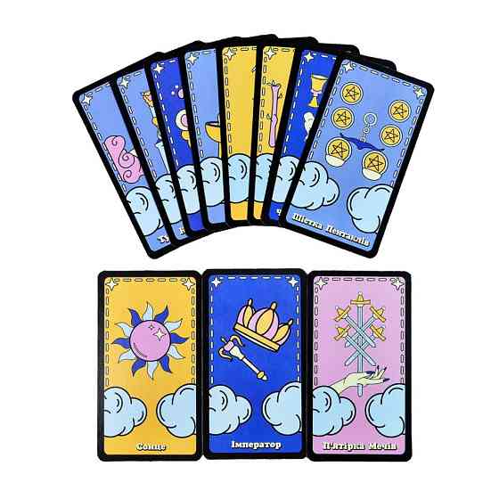 Гадальні карти Таро 30482 картка з посиланням на інструкцію 78 штук Вінниця