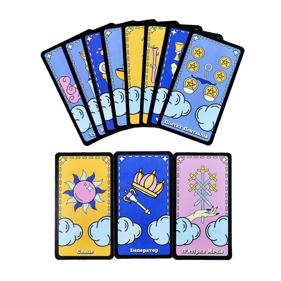 Гадальні карти Таро 30482 картка з посиланням на інструкцію 78 штук Вінниця - фото 2
