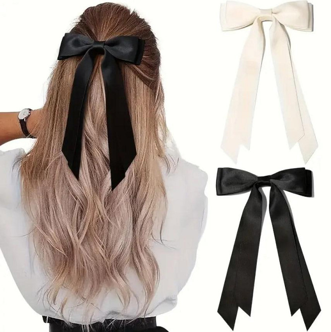 Заколка автомат бантик 2 шт | Киев - изображение 1