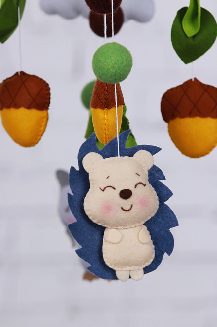 Музичний мобіль WoolyFox «Лісовий сон» з 35 мелодіями Київ - фото 4