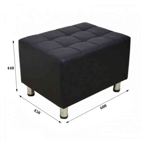 Пуф мягкий на ножках (Цвета в ассортименте) Киев