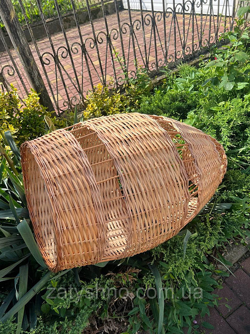 Люстра із лози плетена Київ - фото 4