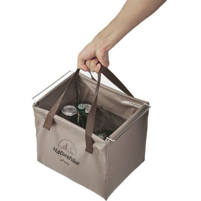 Відро складне Naturehike CNH22SN002 ПВХ 20л Tan (6927595795132) Вінниця - фото 4