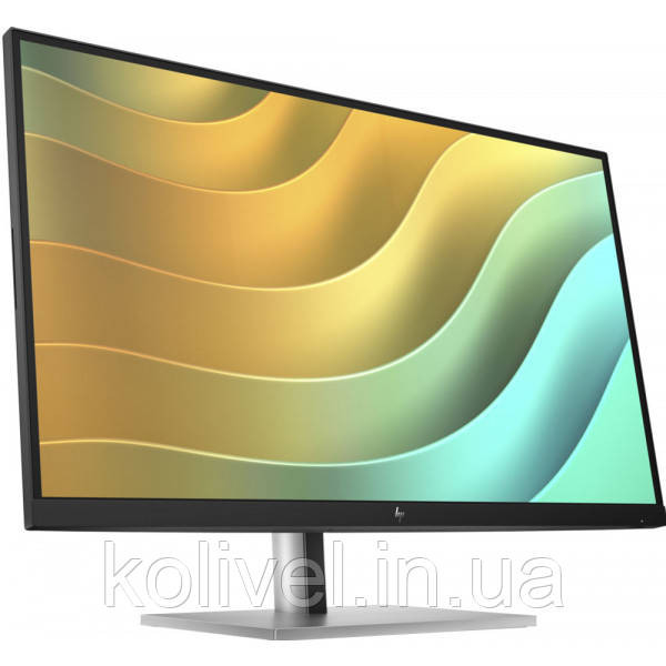 TFT 27" HP E27u G5, QHD, IPS, 75Hz, HDMI, 2xDP, USB-C, RJ-45, HAS, Pivot, чорно-сріблястий (6N4D3AA) Київ - фото 2