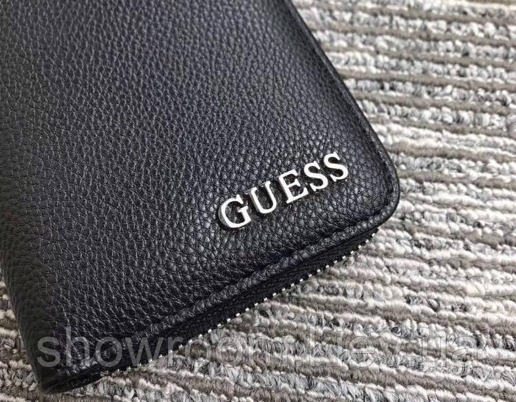 Чоловічий гаманець Guess (1860) black Київ - фото 3