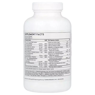 Вітамінно-мінеральний комплекс Thorne Research Мультивітаміни для чоловіків 50+, Men&apos;s Multi 50+, 180 капсул (THR-01132) Вінниця - фото 2