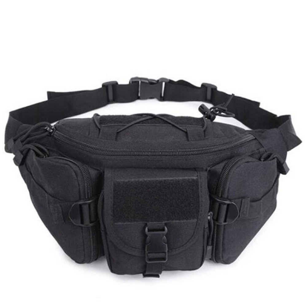 Сумка тактична поясна чорна Київ - фото 3