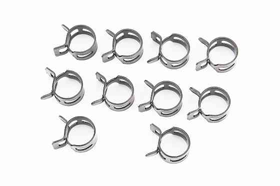 Хомут пружинний 13мм чорний, к-кт 10шт Київ