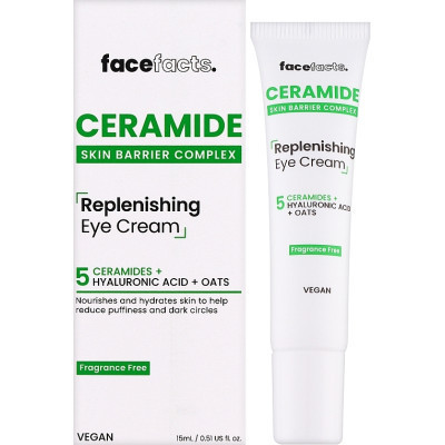 Крем для шкіри навколо очей Face Facts Ceramide Replenishing Eye Cream Відновлювальний з керамідами 15 мл (5031413928600) Вінниця - фото 2
