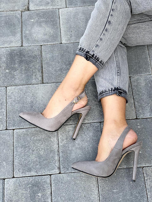 LENA MELIANI Босоніжки жіночі LENA MELIANI F905-V236 сірі (літо, еко-замша) (3661) 35-39 Коломия - фото 7