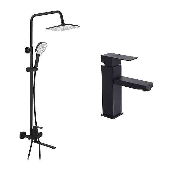 Набор 2 в 1 душевая система Kroner Armada-SCH067 + смеситель Kubus-SCH010 Киев