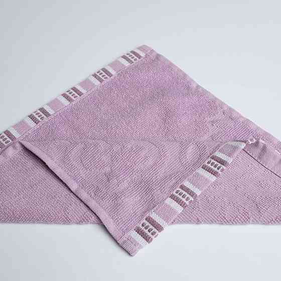 Полотенце кухонное махровое с орнаментом GM Textile 30х30см 400г/м2 (Пудра) Сумы