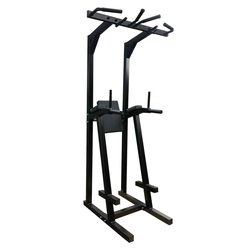 Турник + пресс + брусья с опорами для ног 60х60 мм KZ-800 Черный разборная Киев - изображение 1