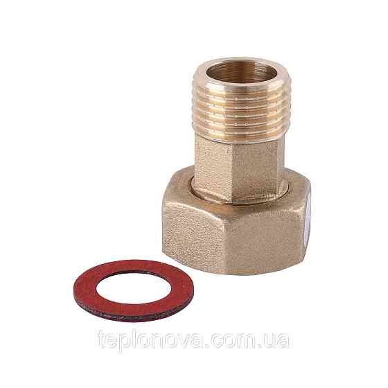 Штуцер с накидной гайкой 3/4″ для водомера SOLOMON SG11 ( 1 штука )   (1520) (2шт.в коробці) Черновцы