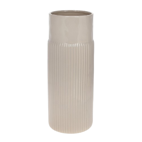 Ваза керамічна 32см, колір - бежевий глянець Житомир - изображение 1