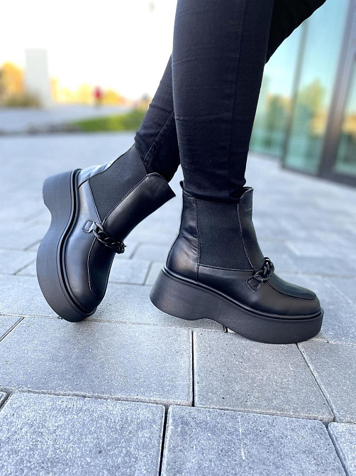 Черевики жіночі ARLEN чорні натуральна шкіра зимові 36р.-23см. 37р.-24см. 38р.-24.5см. (4833) Коломия - фото 10