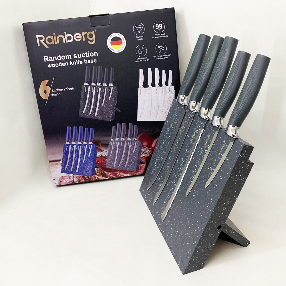 Професиональный кухонный набор ножей, Набор ножей для приготовления пищи Универсальный LE-25 Львов - изображение 6