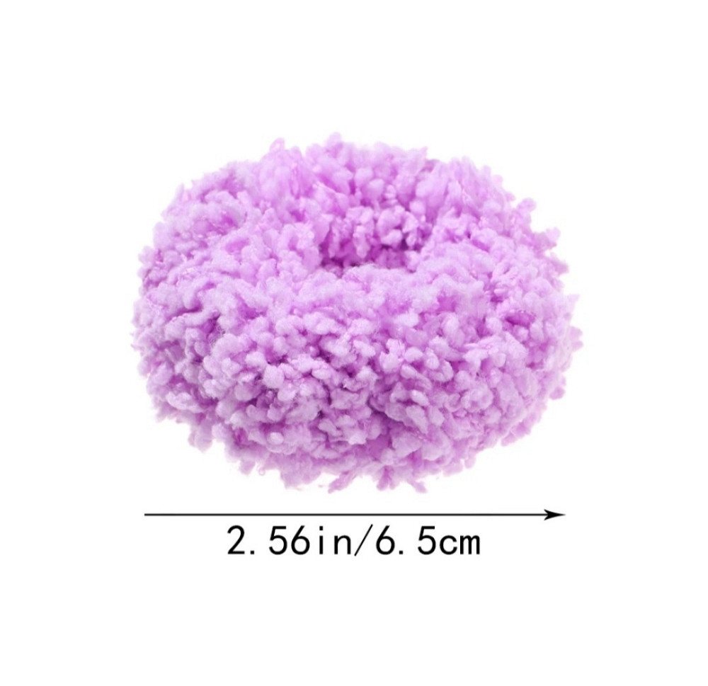 Люмінісцентна гумка для волосся Блакитний Сміла - фото 3