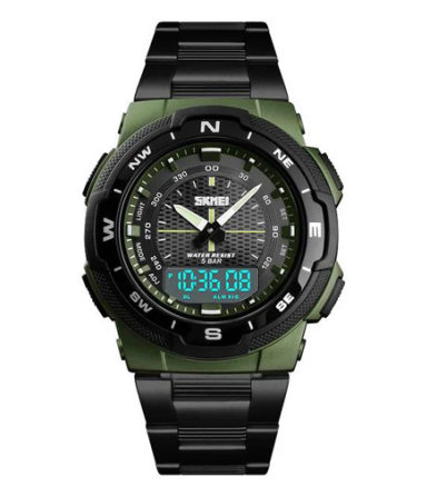 Годинники наручні SKMEI 1370AG, ARMY GREEN, 10242 Дніпро
