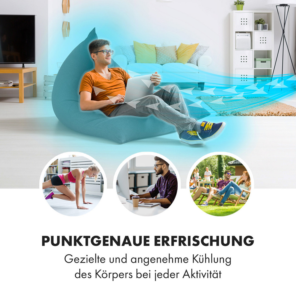 Cooler Rush вентилятор воздухоохладитель 5.5L 45W пульт дистанционного управления 5x пакет со льдом черный Ровно - изображение 2