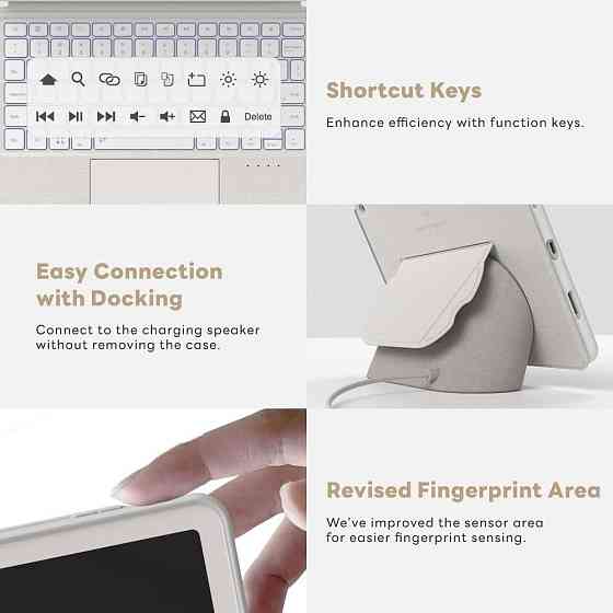 Магнитная клавиатура-чехол для Google Pixel Tablet 11