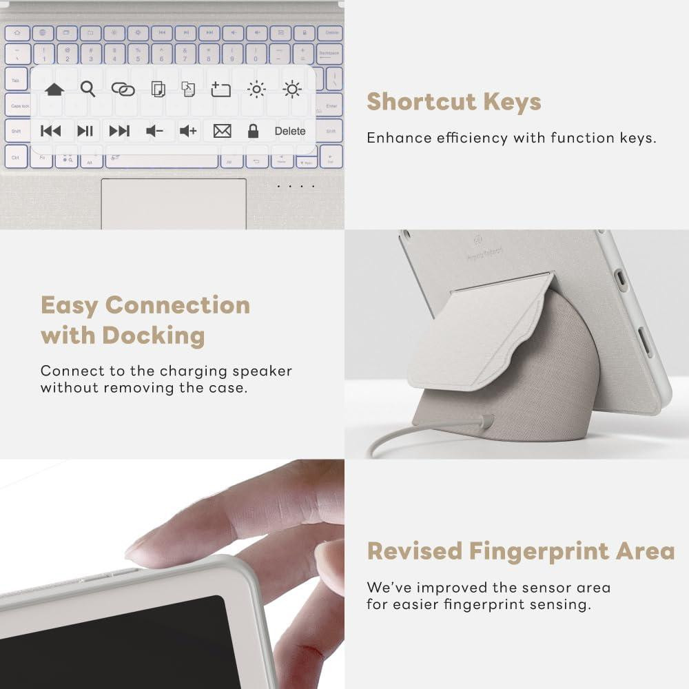 Магнитная клавиатура-чехол для Google Pixel Tablet 11