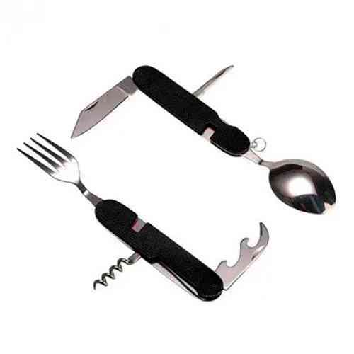 Комплект туристических столовых приборов 6 в 1 Киев