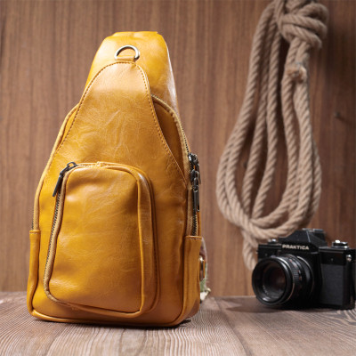 Сумка Vintage З екошкіри Жовта (22775) Вінниця - фото 3