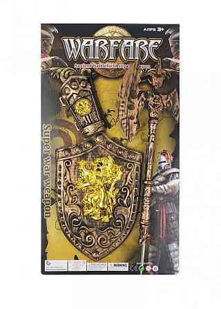 Дитячий ігровий набір лицаря 818A-20/21/22 обладунки на руку  Топор Вінниця