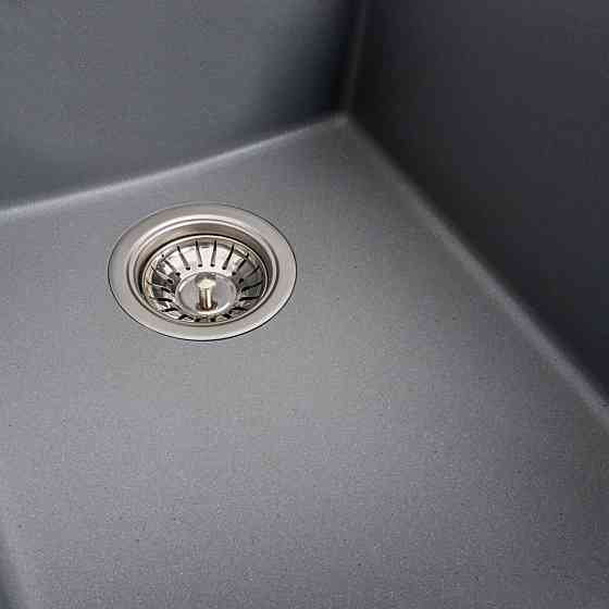 VALESO Гранітна мийка для кухні VALESO SOKIL 4150 матова Сірий металік Киев