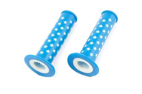 Ручки руля велосипедные (синяя,звезды) (mod:4) Мукачево