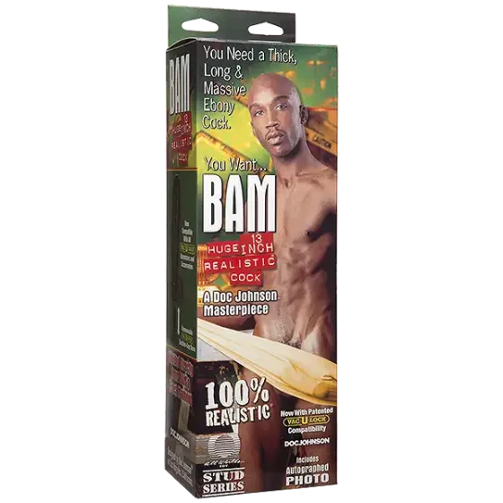 Фалоімітатор Doc Johnson BAM - Huge 13 Inch Realistic Cock Львів