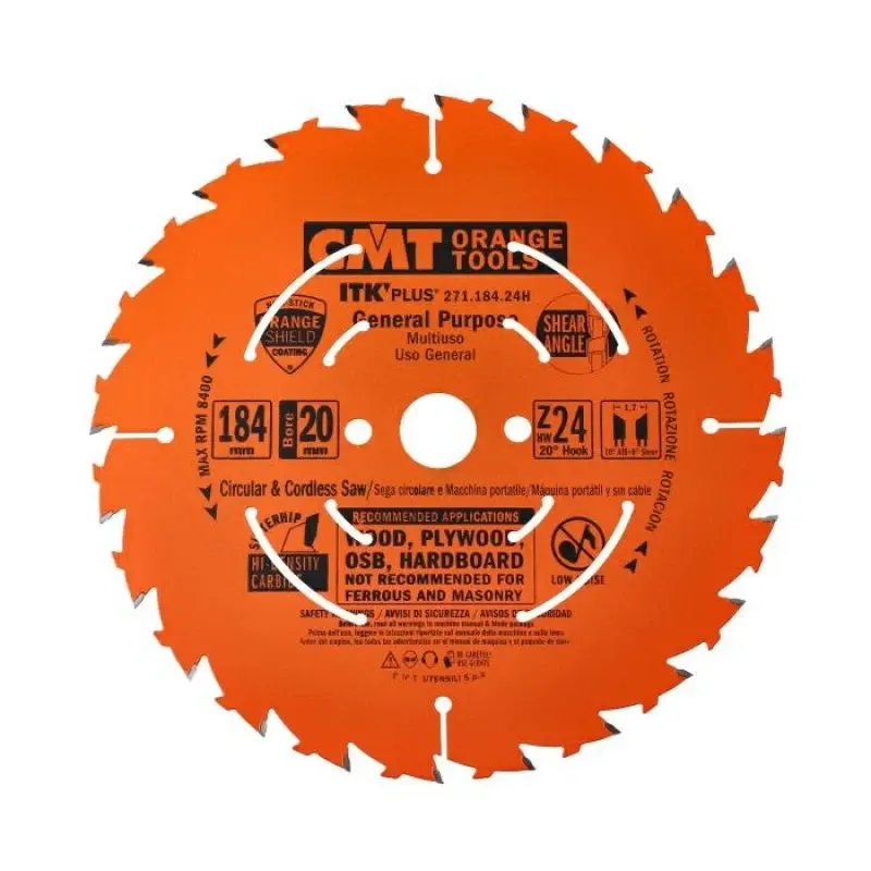 Пильний диск по дереву CMT 184x20x24z K1.7/1.1 (271.184.24H) Одеса - фото 1