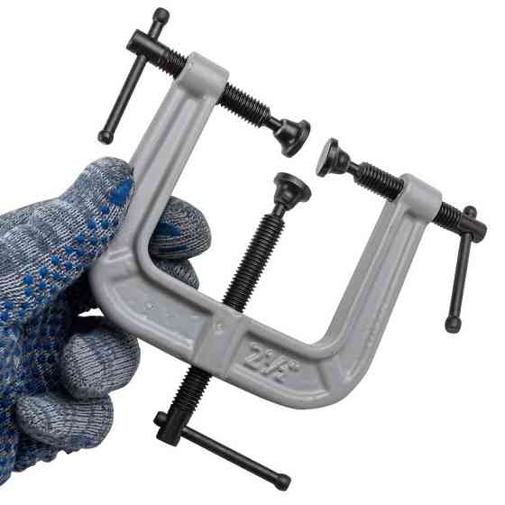 Струбцина G-подібна "Profi" з 3-ма зажимами 2.5 "-63мм Одеса