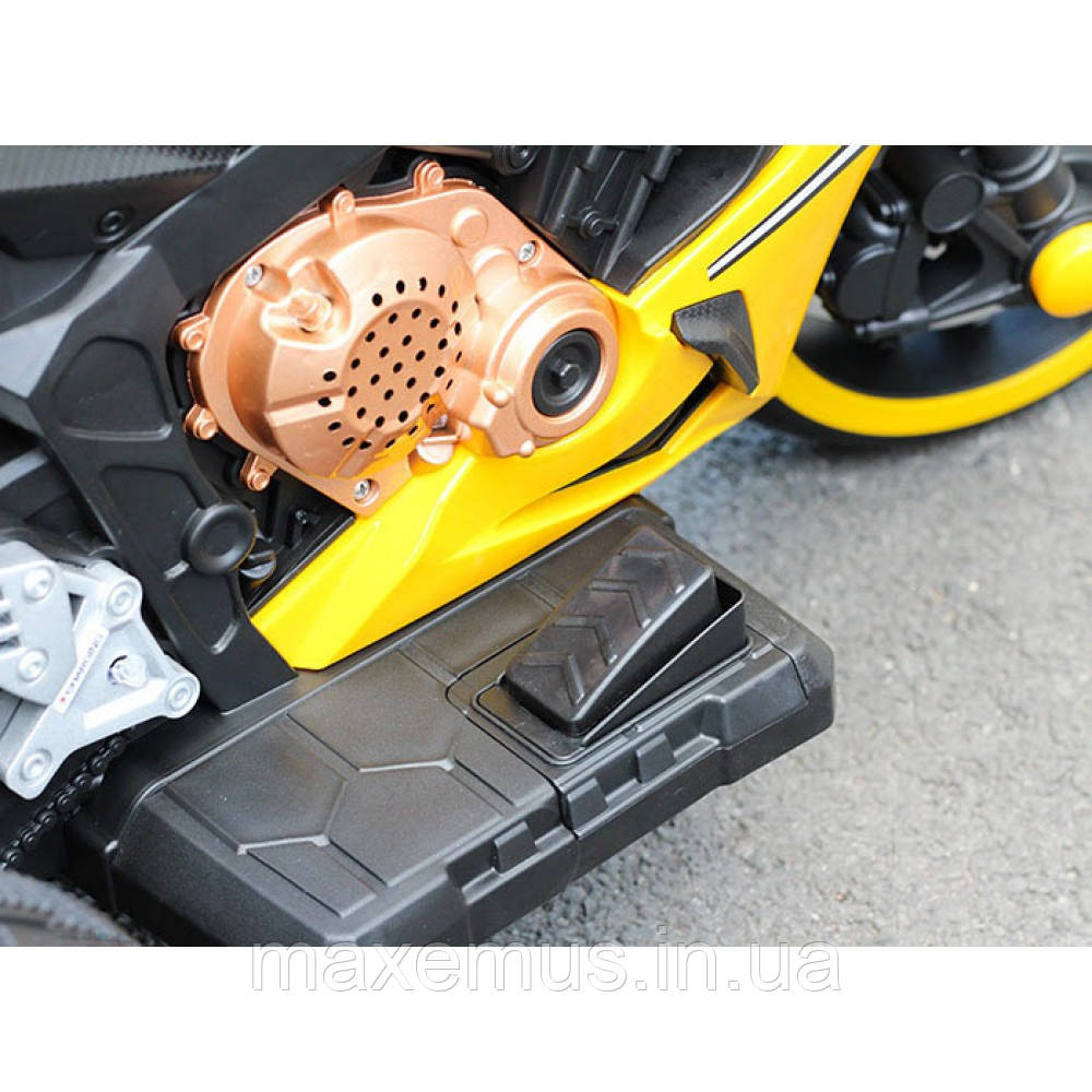 Электромотоцикл детский на аккумуляторе 3-х колесный SPOKO N-518 электрический мотоцикл для детей синий Мостиска - изображение 5