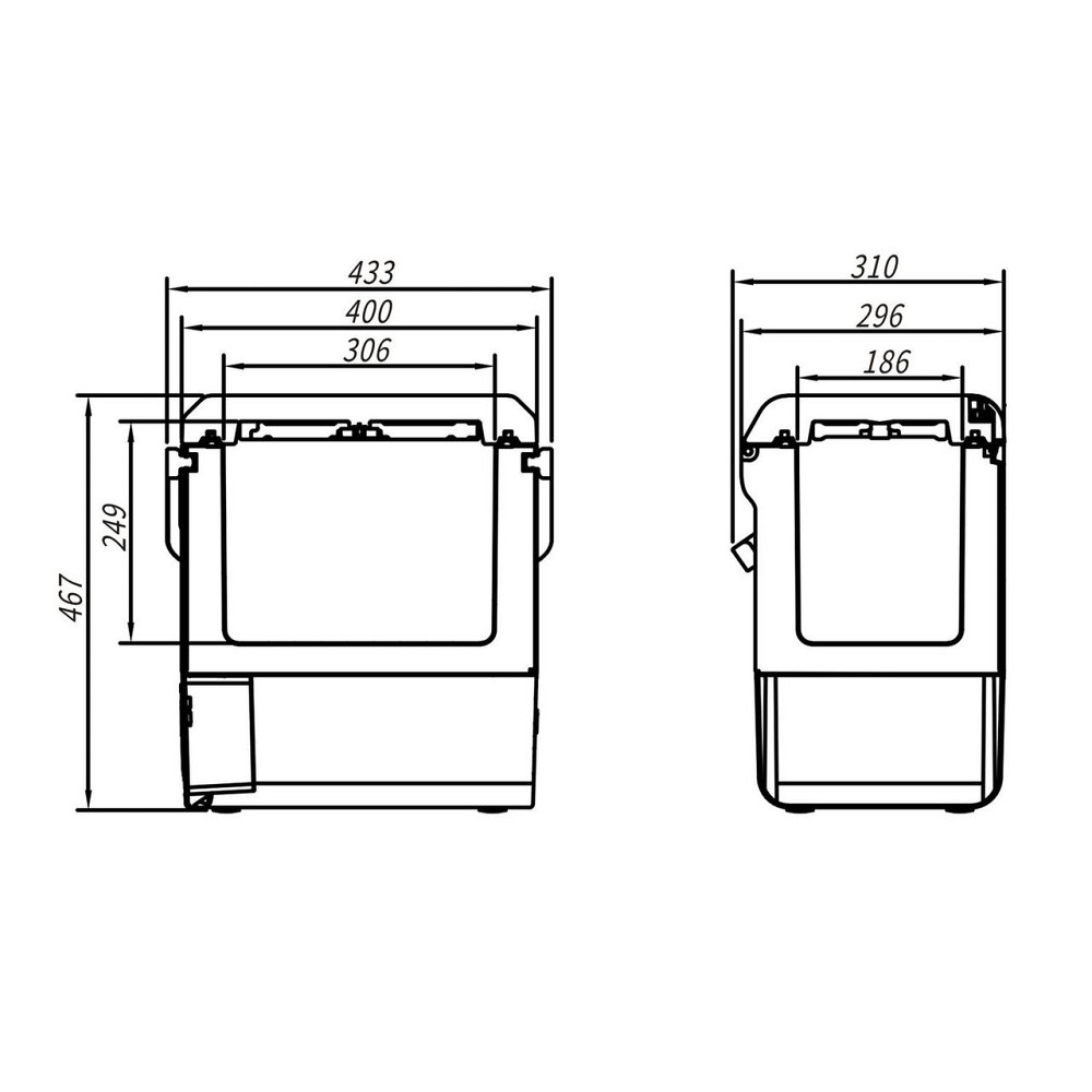 Компрессорный автохолодильник Alpicool P15 (14 литров). До -20 ℃. (12, 24, 220 вольт) Киев - изображение 6