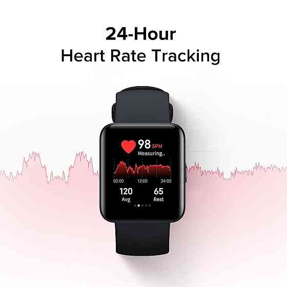 Смарт-годинник Redmi Watch 2 Lite з GPS, моніторингом пульсу, сну, стресу, SpO2 та 100+ режимами, чо Київ