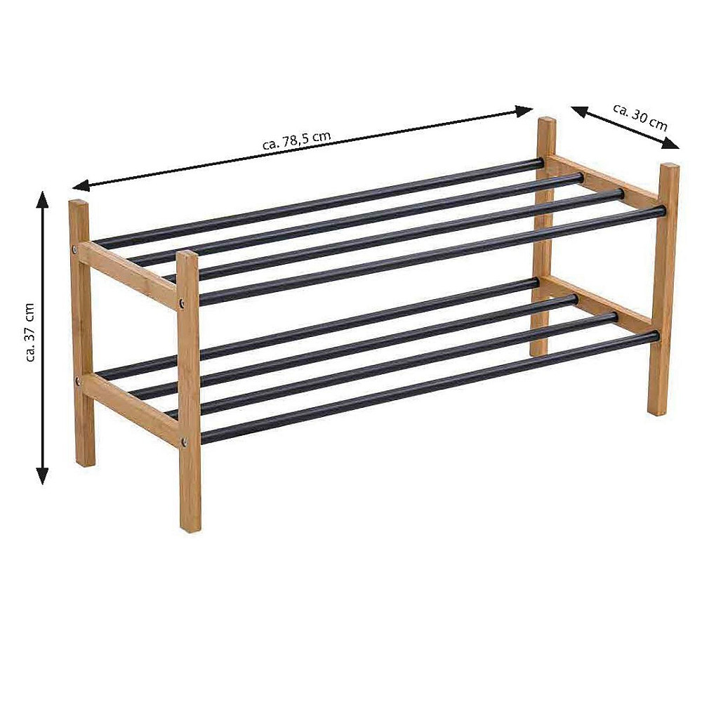 Полка для обуви Casa Si Shoe Rack Bamboo (CS92307W04) Винница - изображение 3