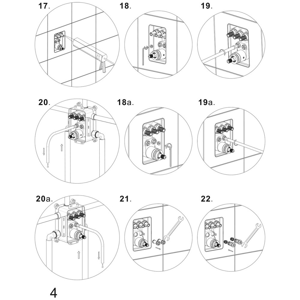 Душова система вбудована TOPAZ LOFT TLF 32117-L06-C-Termostat Київ - фото 8