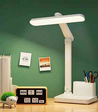 Світильник настільний LED VALESO акумуляторний, складаний, нічник, повний спектр, білий 1976 Коломия