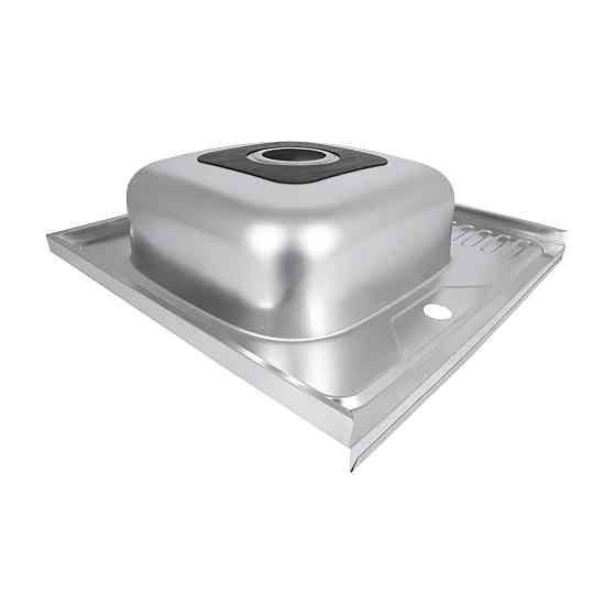 Кухонная мойка Brinex 6060-L 0,6 мм Satin (BRIN6060LSAT06) Киев