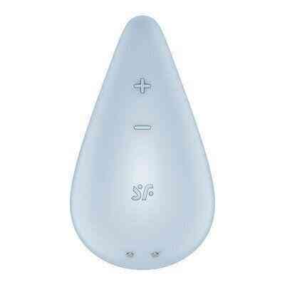 Вибратор для наружной стимуляции Satisfyer Dew Drop Blue, 2 мотора, 12 режимов, мягкий корпус Sex Aura Киев